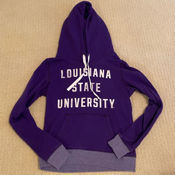 PINK Victoria's Secret Tops - PINK by Victoria’s Secret LSU hoodie size small